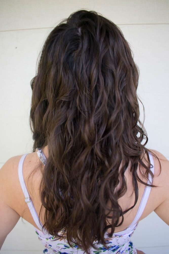 wavy hair curly girl method beginner 