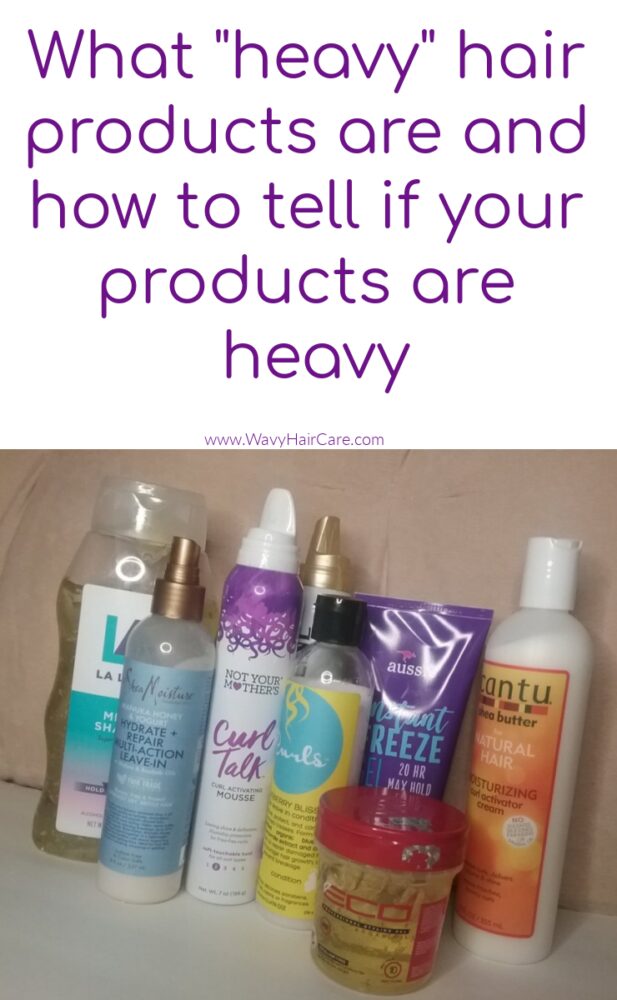 In the curly girl method world, people talk about "heavy" hair care products. Come learn what heavy hair products are, and how to tell if YOUR hair care products are light or heavy.