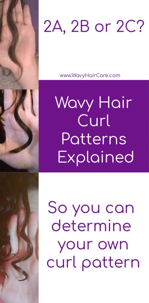 Wavy hair curl patterns explained so you can figure out your curl pattern! #curlygirlmethod