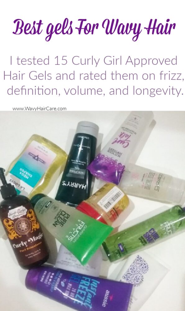 What is the best gel for wavy hair? I tested 15 curly girl method approved hair gels on my wavy hair, to find out! I documented each one with pictures over 3 days to test how they perform on definition, volume, frizz control, and longevity!
