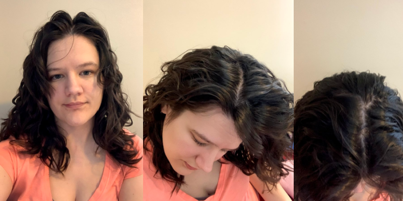 wavy hair density scalp or part check