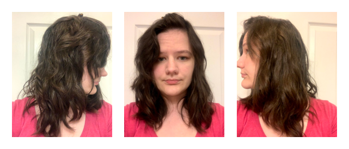 Naturally wavy hair without products