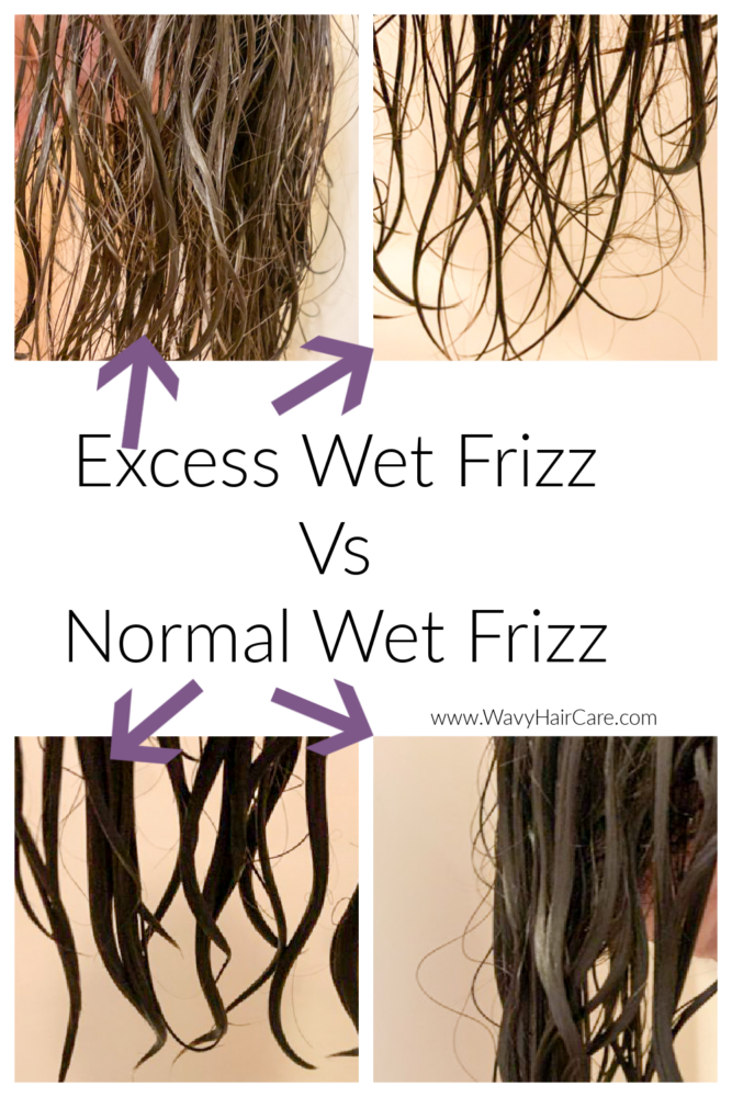 How much wet frizz is normal?