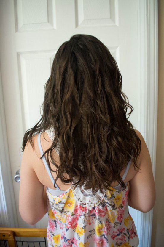 1 month of curly girl method on wavy hair