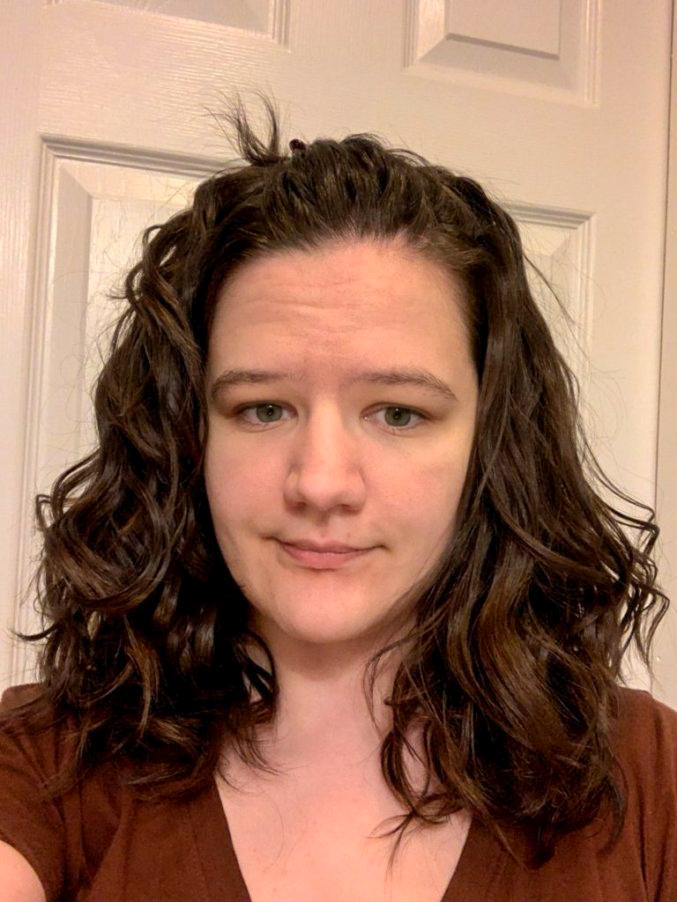 Dense wavy hair - not thick