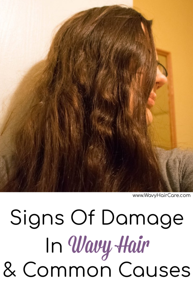 Signs Of Damage In Naturally Wavy Hair and common causes of hair damage