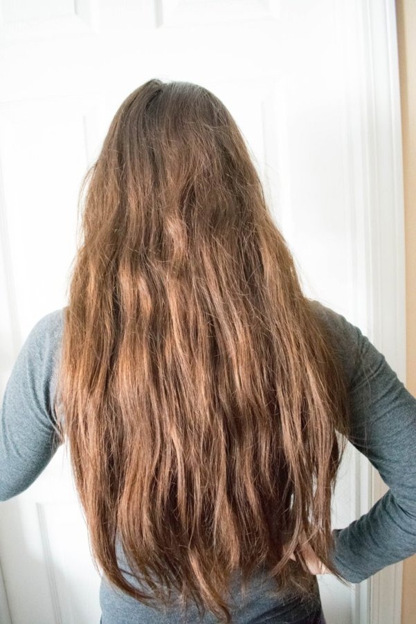 dull naturally wavy hair