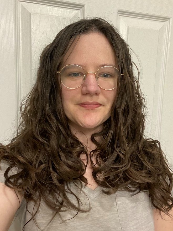 dense naturally wavy hair