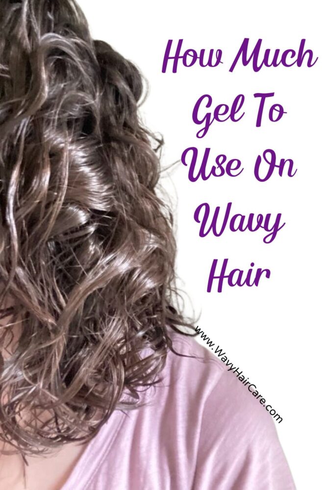 how much hair gel to use on naturally wavy hair 